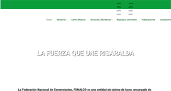 Desktop Screenshot of fenalcorisaralda.com